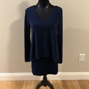 White House Black Market Double-Layer Tunic NEW